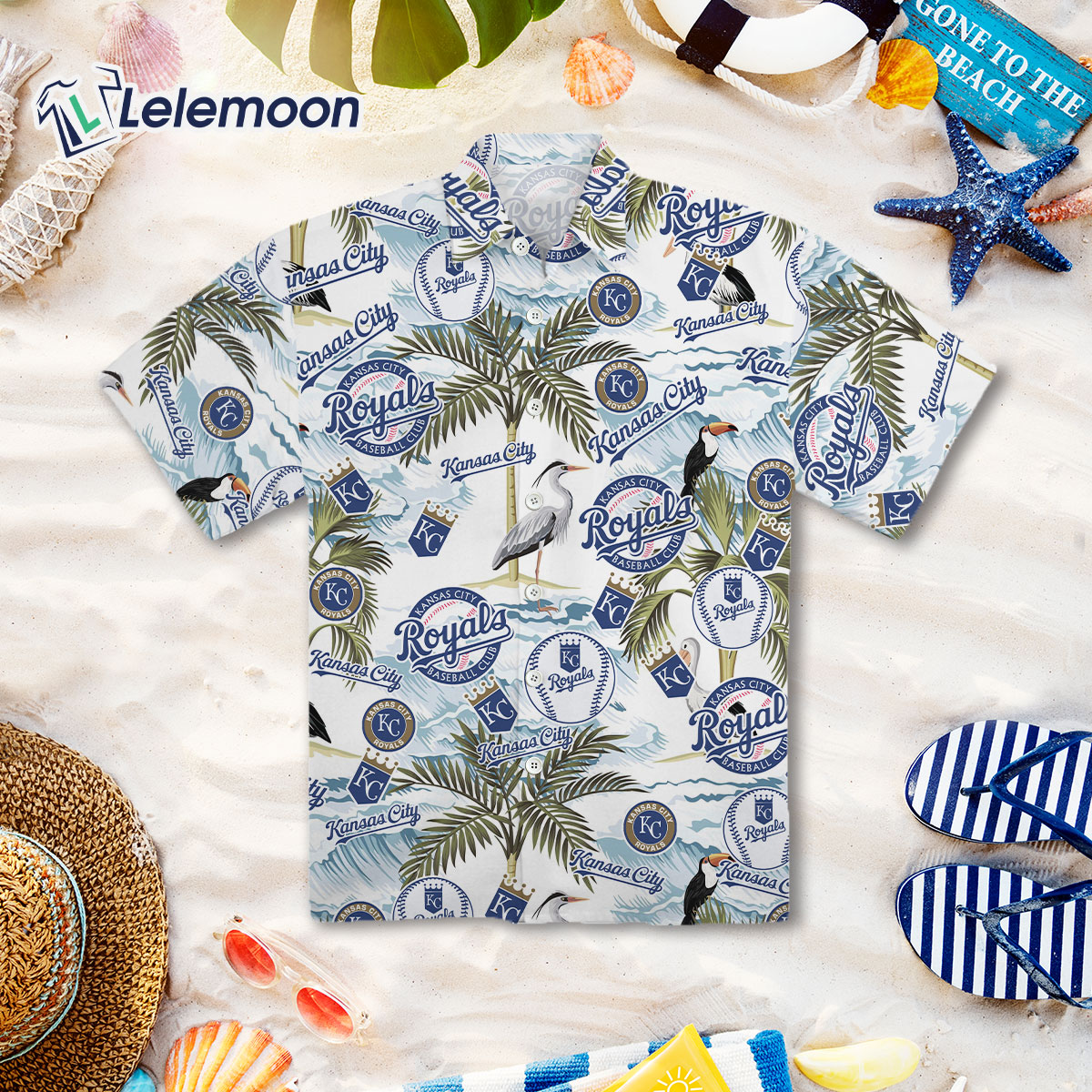 Kansas City Royals Tropical Hawaiian Shirt - Lelemoon