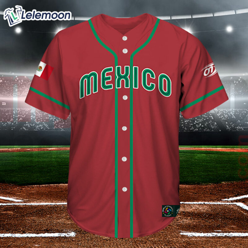 Tops, Mexico Baseball Jersey Wbc Size S