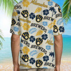 Milwaukee Brewers Tropical Island Sun Funny Hawaiian Shirt - Bring