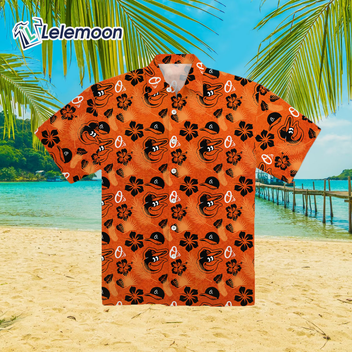 Baltimore Orioles Mlb 3 Hawaii Summer Hawaiian Shirt And Short