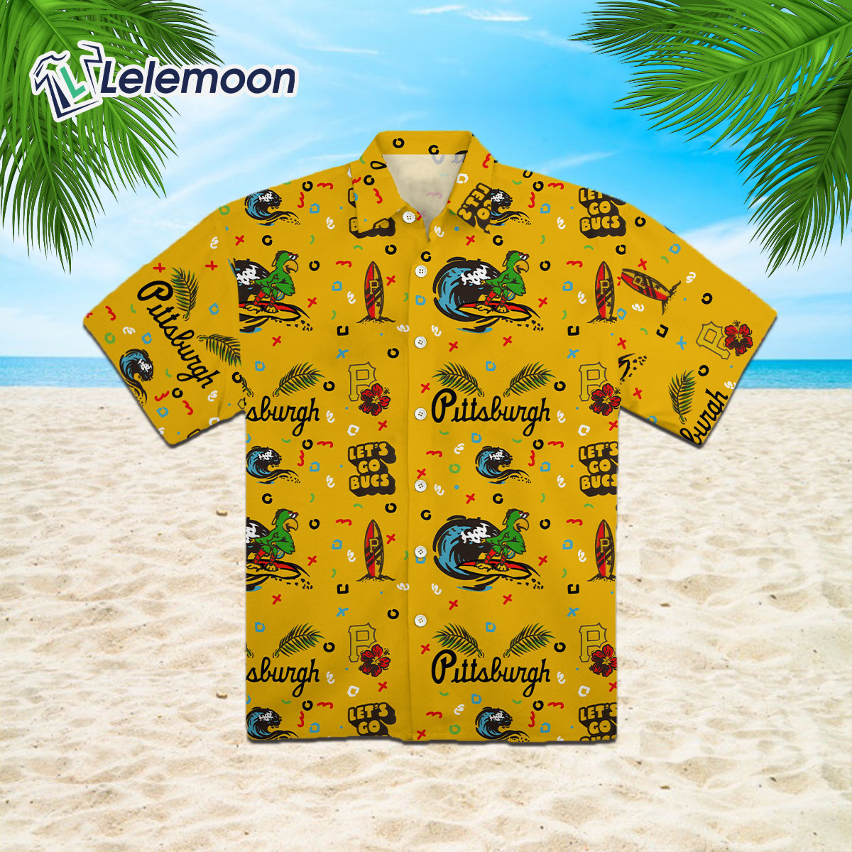Bucco Luau Weekend Hawaiian Shirt Giveaway 2023 - Pittsburgh