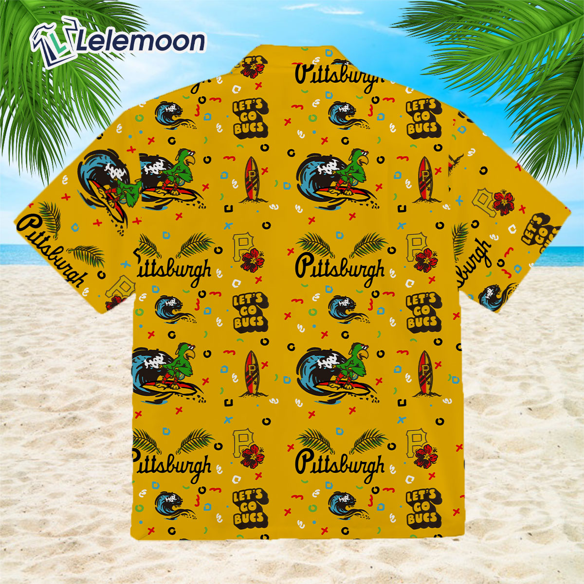 MLB Pittsburgh Pirates Hawaiian Shirt For Men Women Gift For Fans - Bunbotee