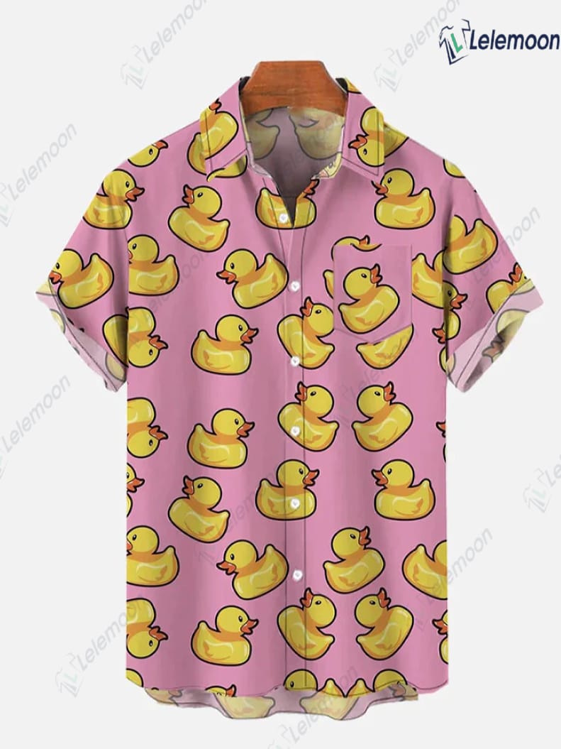 Lot Of Cartoon Ducks Hawaiian Shirt - Lelemoon