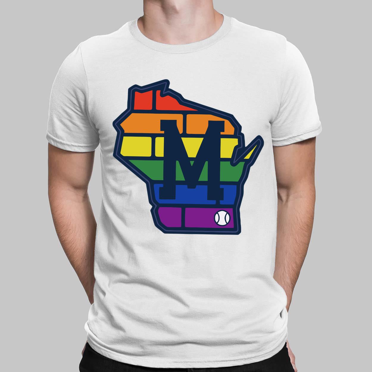 Milwaukee Brewers Pride Shirt, Hoodie, Sweatshirt, Women Tee
