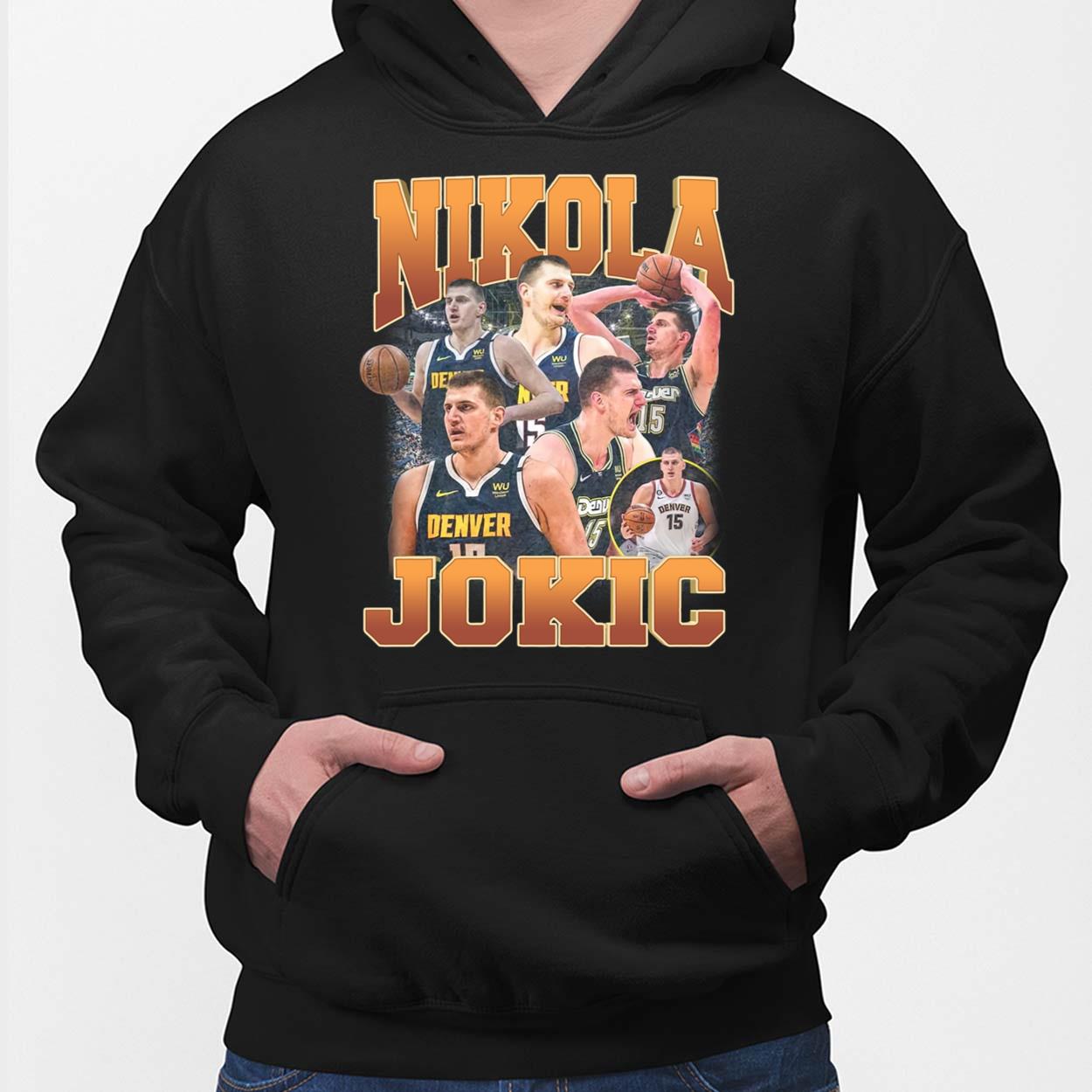 Jokic Denver Retro Basketball NBA 2023 shirt, hoodie, longsleeve,  sweatshirt, v-neck tee