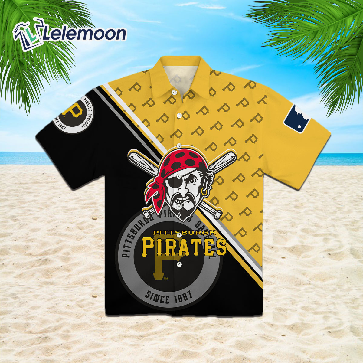 Pittsburgh Pirates MLB Hawaiian Shirt Sea Shores The Sport Of Two