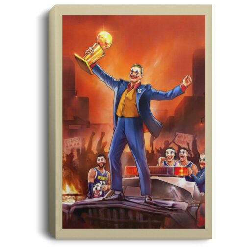 Joker Nikola Jokic Nuggets Champion Poster, Canvas $21.95