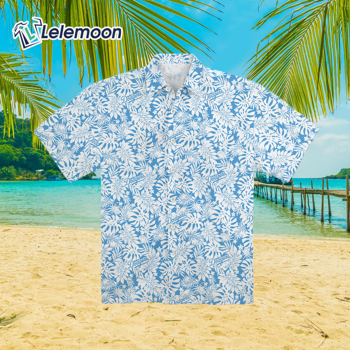 dodgers aloha shirt
