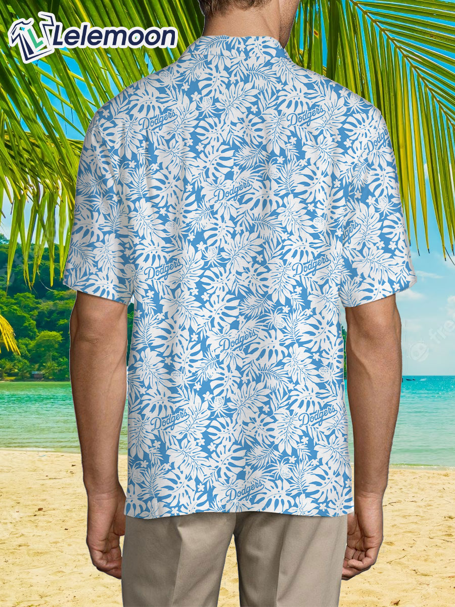 Dodgers Hawaiian Shirt LA Dodgers Tropical Summer Hawaiian Shirt -  Upfamilie Gifts Store