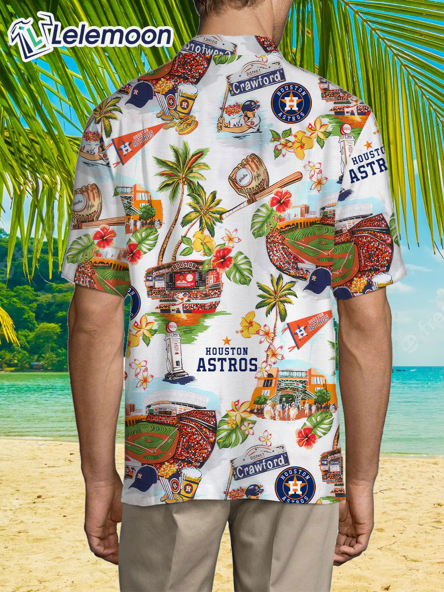 Houston Astros MLB Hawaiian Shirt Sunlighttime Aloha Shirt