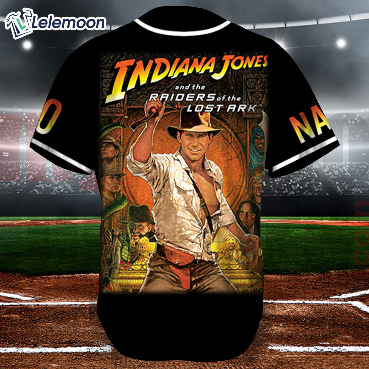 Indiana Jones Jersey Shirt, Indiana Jones Baseball Jersey Shirt - Lelemoon