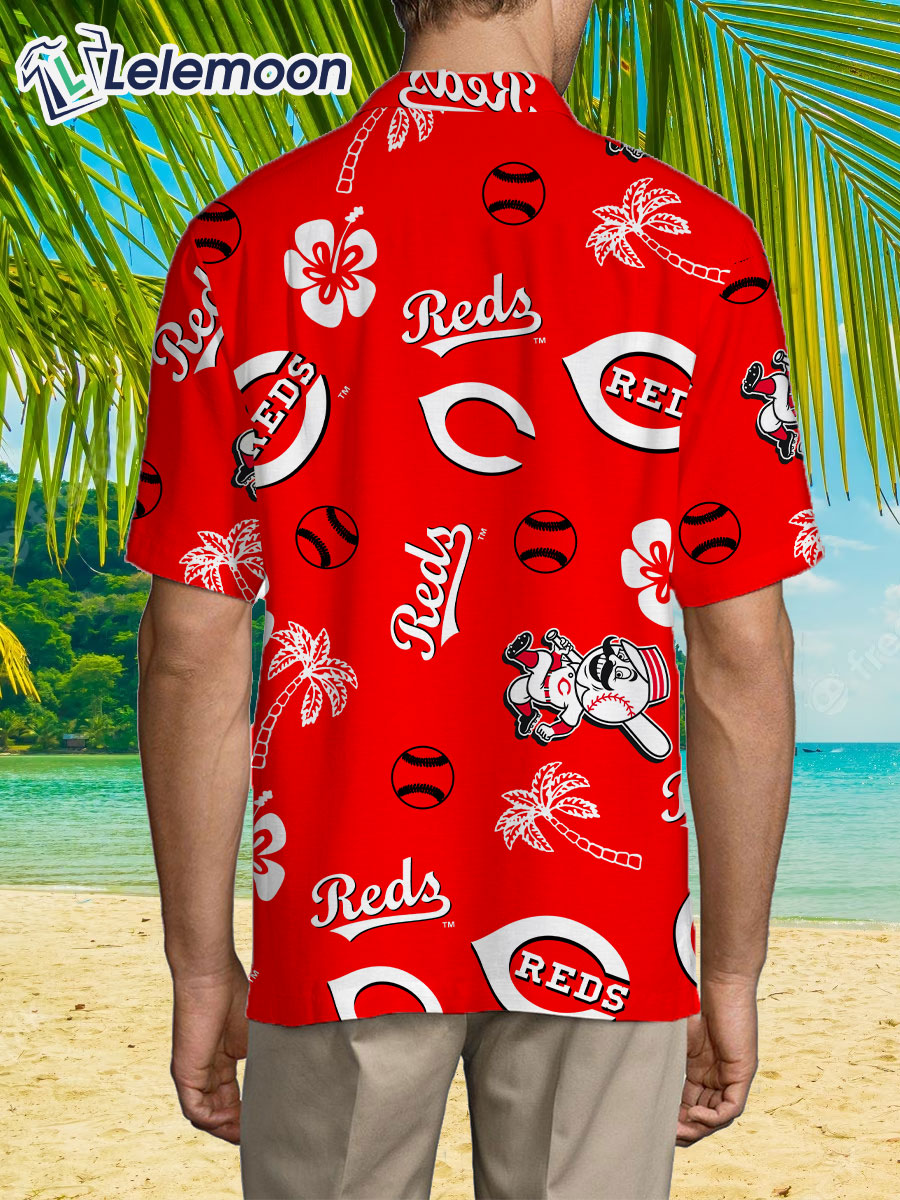 Cincinnati Reds Hawaiian Shirt Giveaway Lelemoon