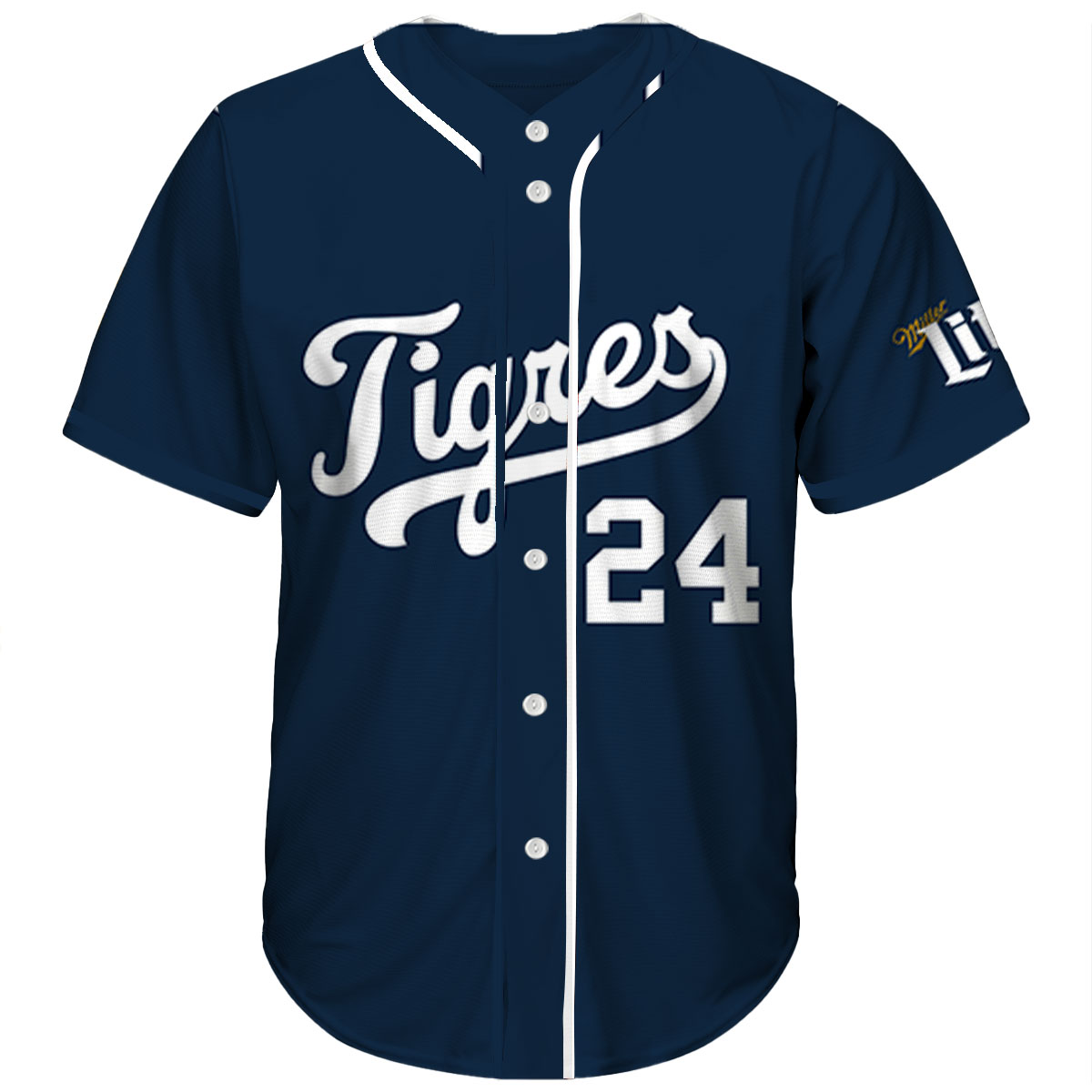 True Fan Detroit Tigers Blue/Black MLB Jersey Shirt Large