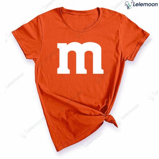 M Letter Halloween Team Costume Shirt $19.95