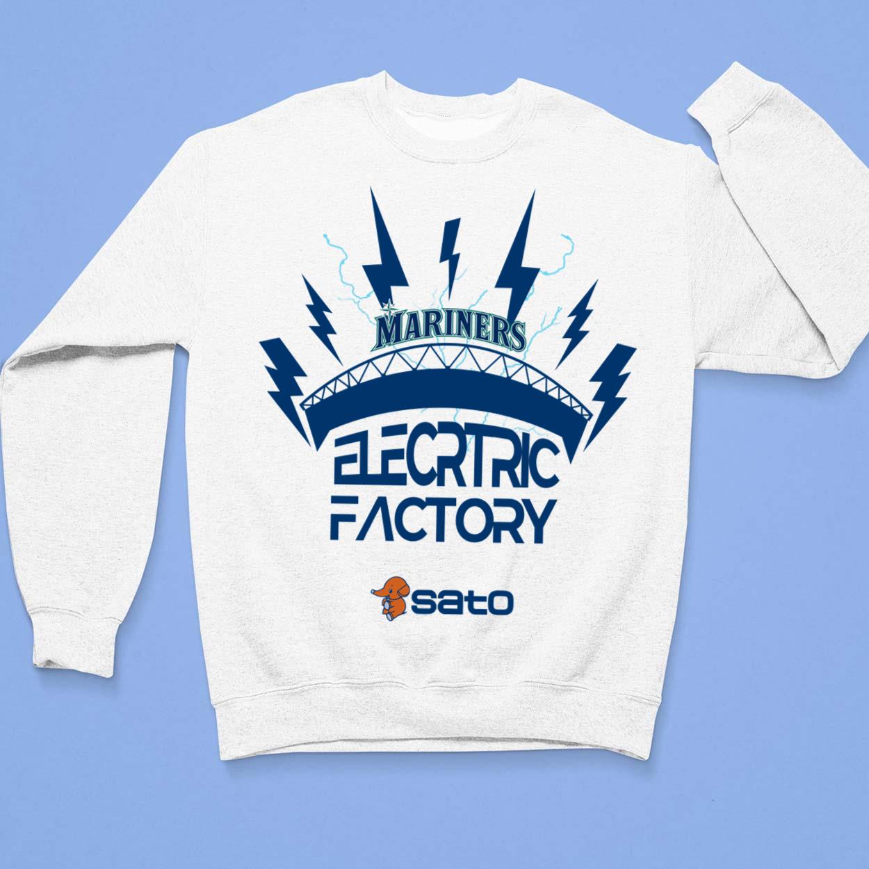 Seattle mariners electric factory shirt