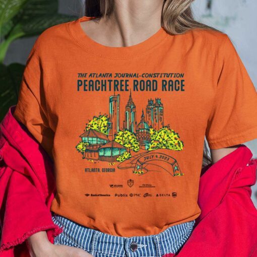 The Atlanta Journal Constitution Peachtree Road Race 2023 Shirt, Hoodie, Sweatshirt, Women Tee