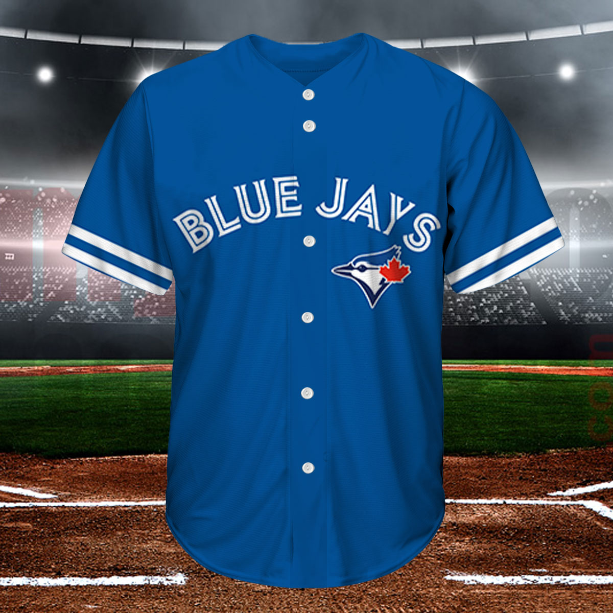 Toronto Blue Jays Jersey Blank Size 3XL