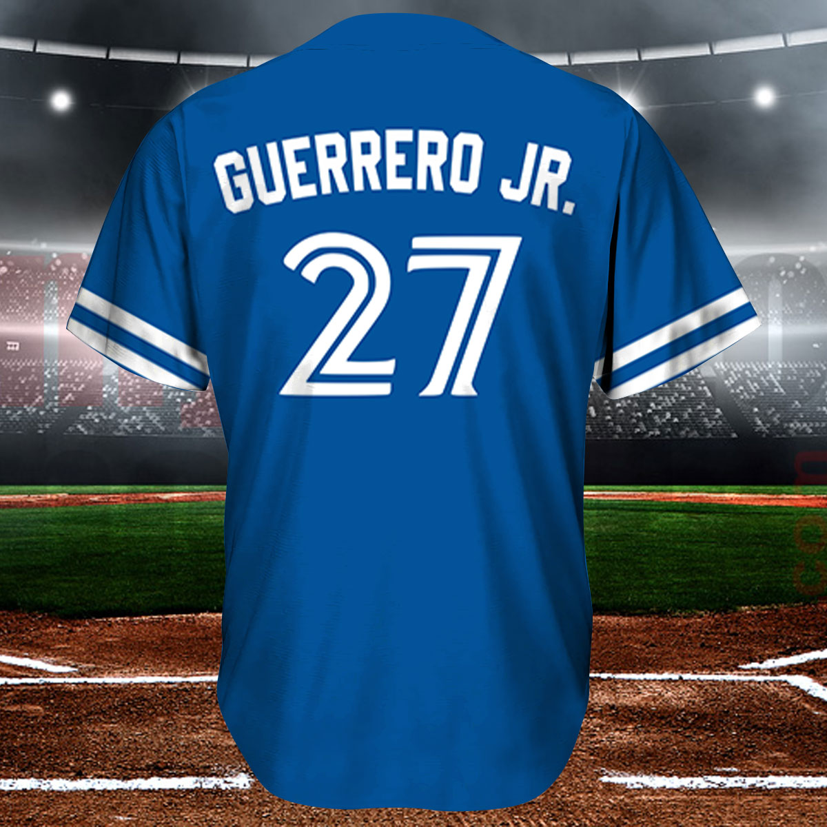 2023 Vladimir Guerrero Jr. Blue Replica Jersey Shirt Giveaway - Nouvette
