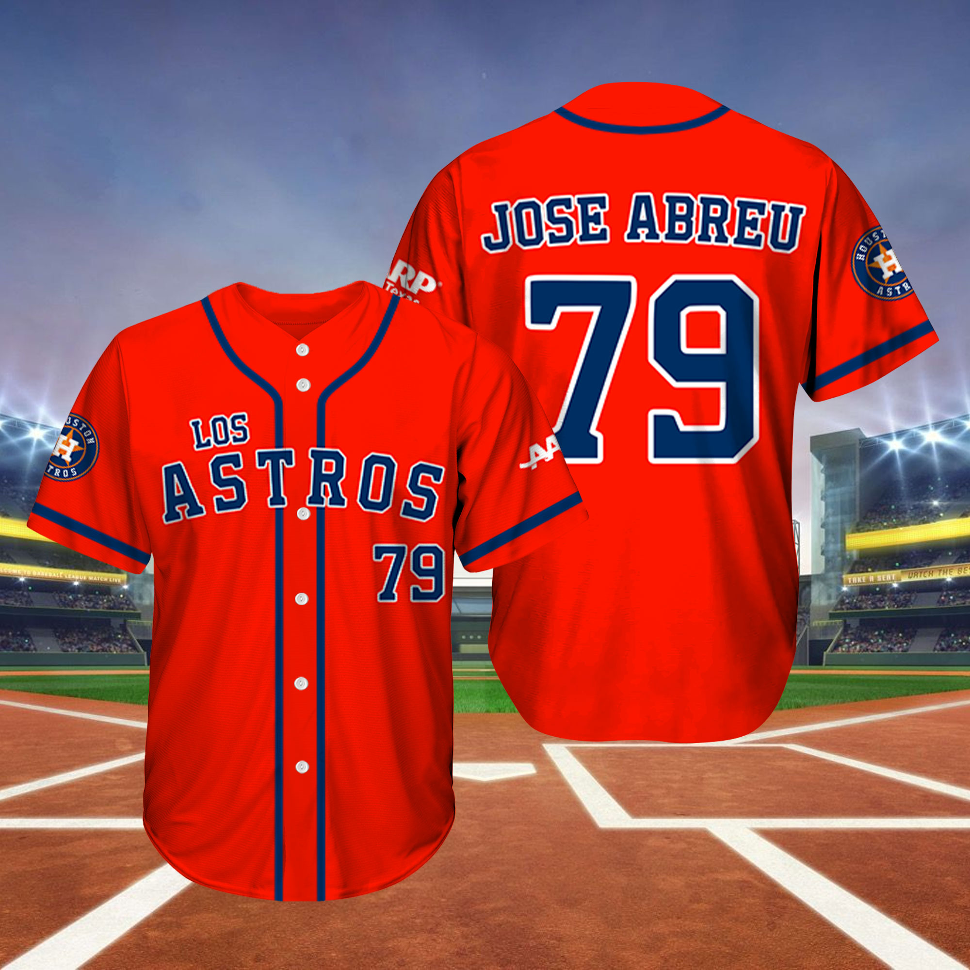 Jose Abreu Los Astros Replica Jersey Shirt Promotions 2023 Giveaway