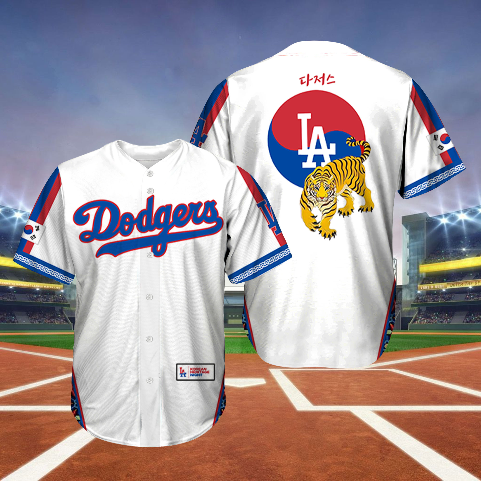 2023 Salvadoran Heritage Night Dodgers Jersey Giveaway - Lelemoon