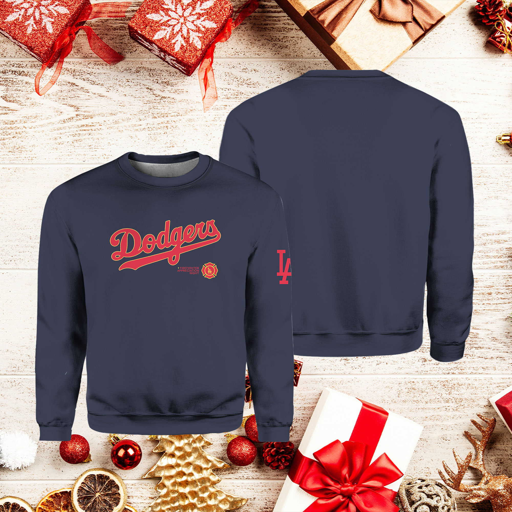 Los Angeles Dodgers Ugly Sweater - Lelemoon