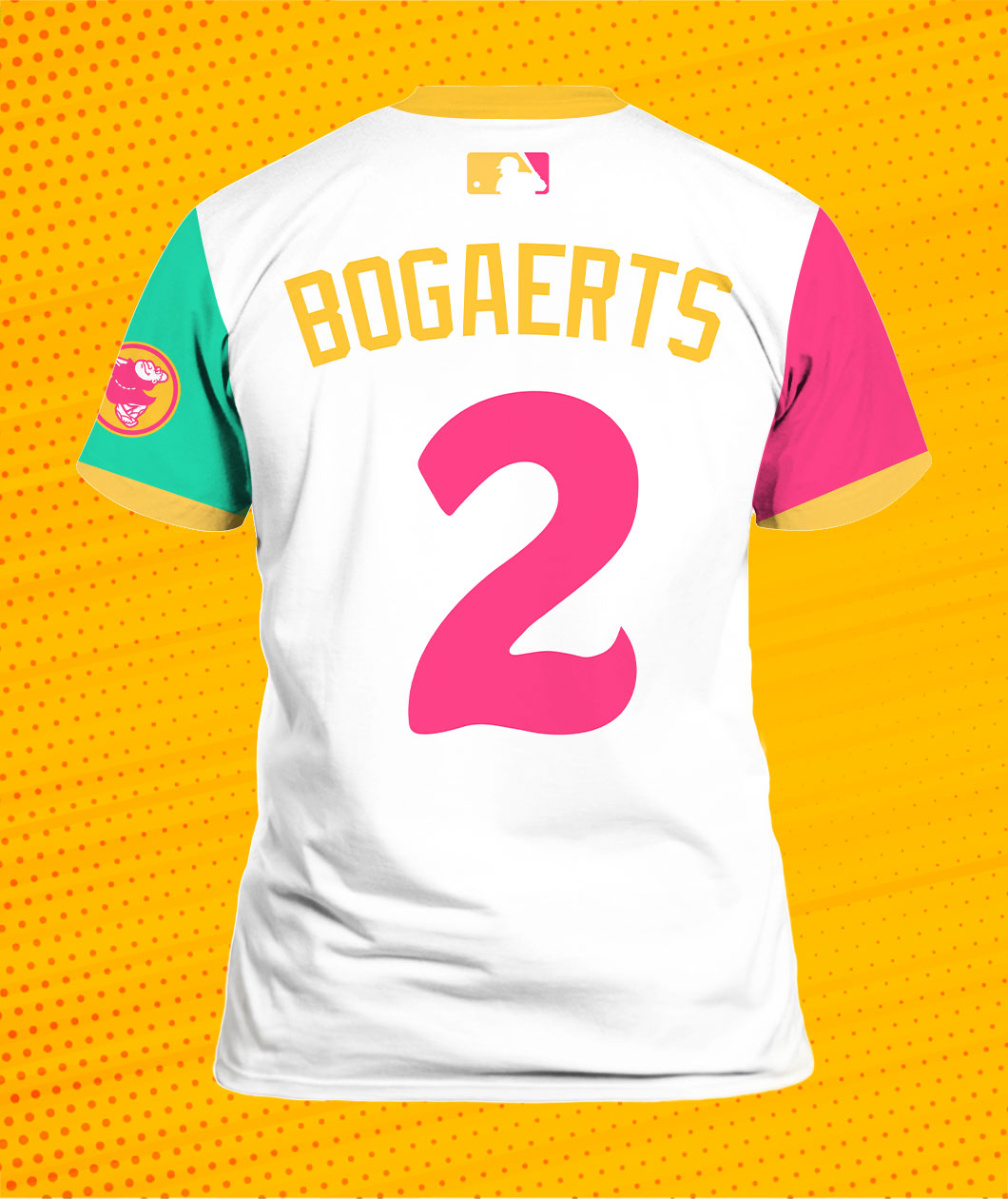 Xander Bogaerts San Diego Padres Vertical Signature Vintage T-Shirt -  Kaiteez