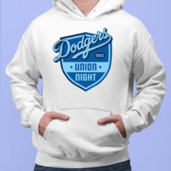 Dodgers union night saturday 2023 shirt giveaways, hoodie, sweater