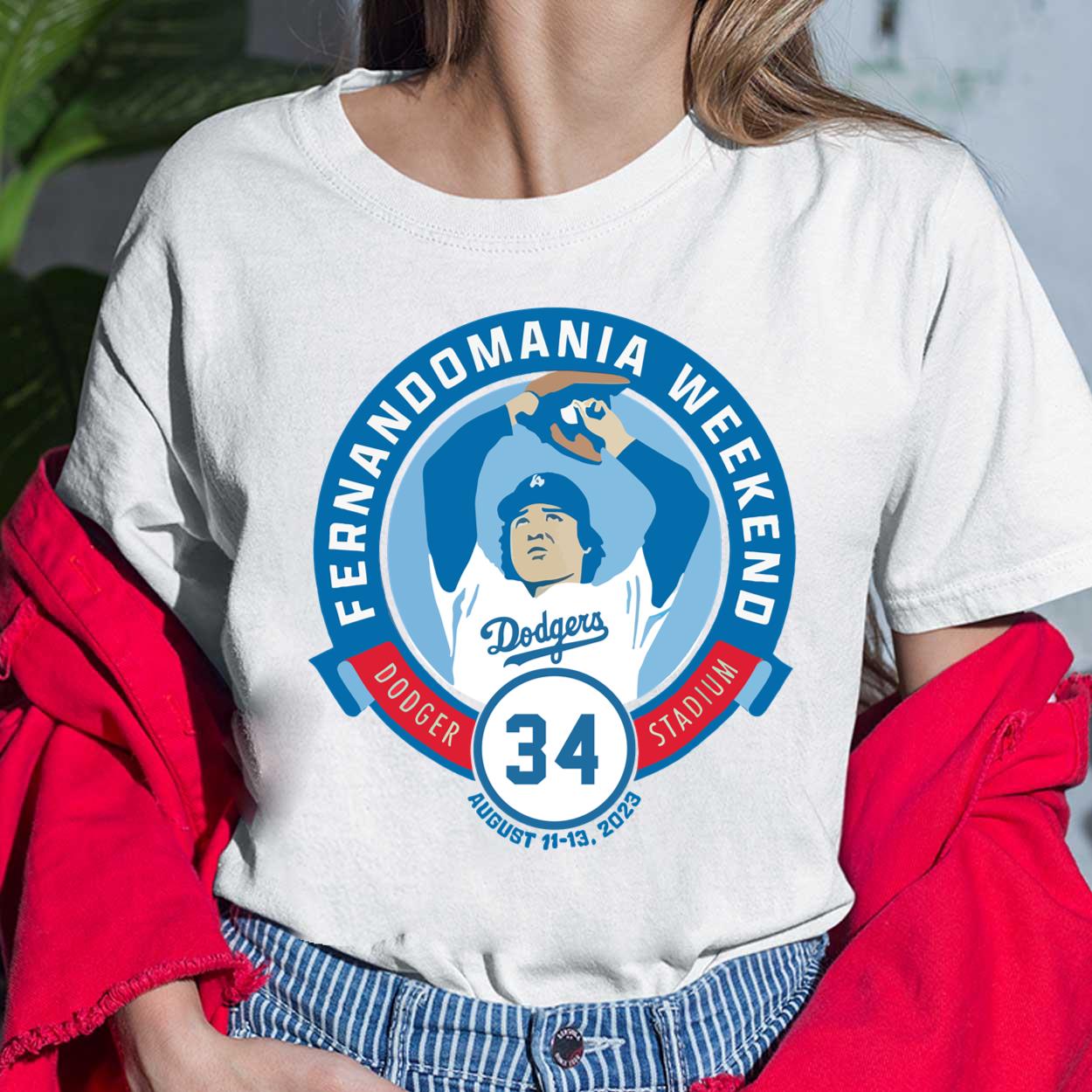 Official Los Angeles Dodgers Fernandomania Weekend 34 Shirt