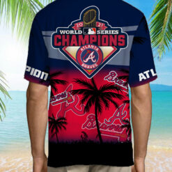 Atlanta Braves Palm Trees Hawaiian Shirt - HipposFashion