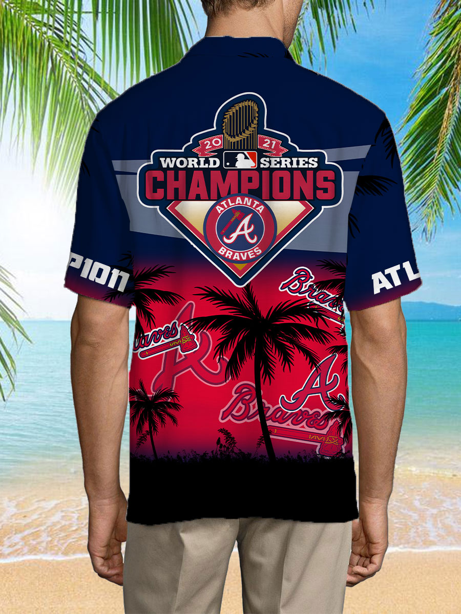 Atlanta Braves MLB Hawaiian Shirt Break Aloha Shirt - Trendy Aloha