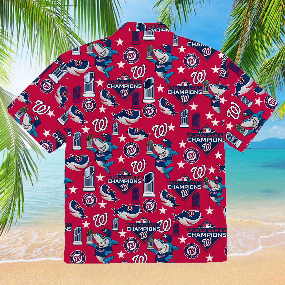 Washington Nationals Hawaii Summer Hawaiian Shirt
