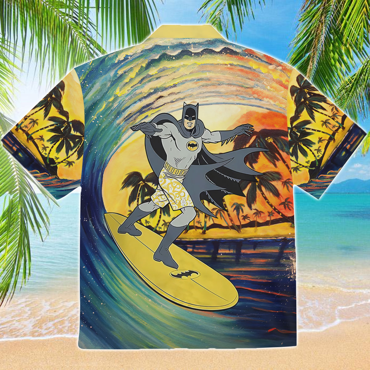 surf And Ocean Waves Vintage Hawaiian Shirt