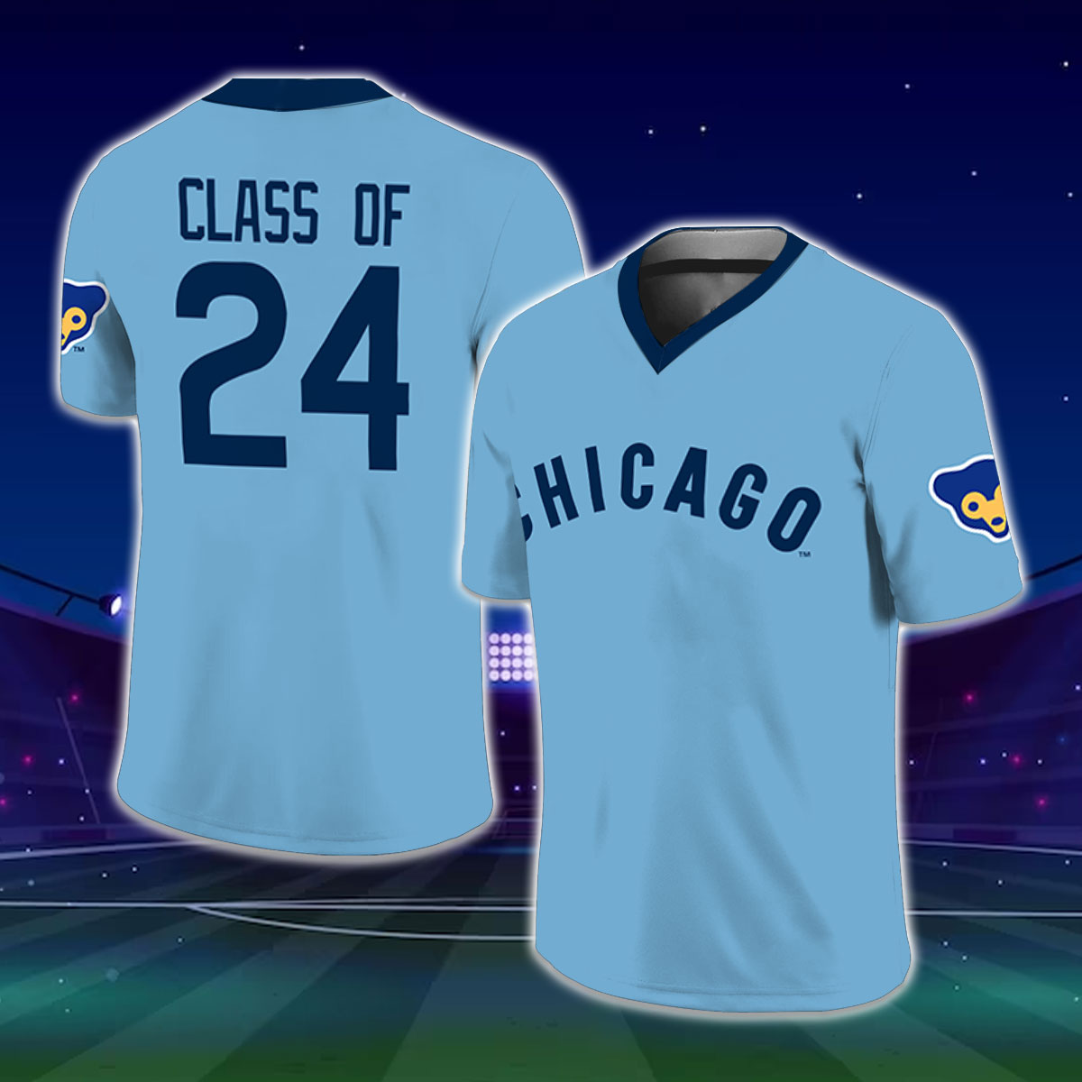 Class Of 2024 Chicago Cubs Jersey Shirt - Lelemoon