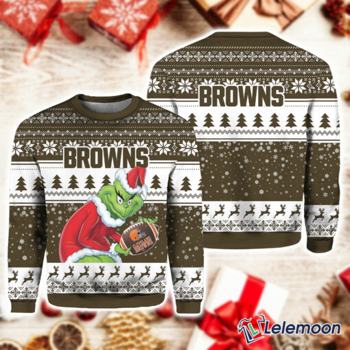 Browns Grnch Christmas Ugly Sweater $41.95