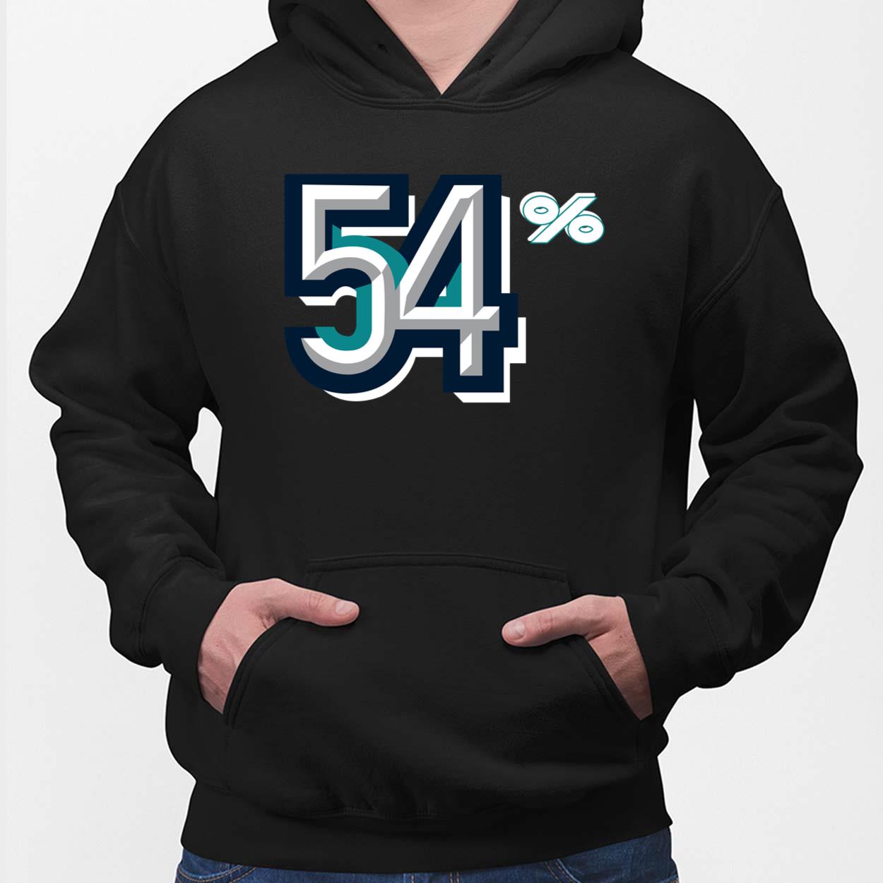 Seattle Mariners Seattle Baseball 54% Win Shirt, hoodie, sweater