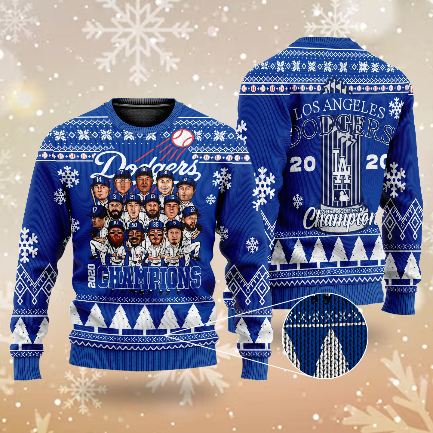 Dodgers Ugly Christmas Sweater 2023 Edition