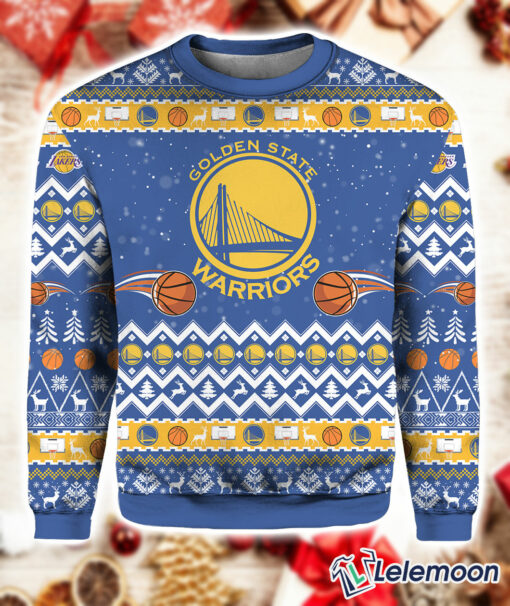 Golden State Warriors Christmas Sweater $41.95