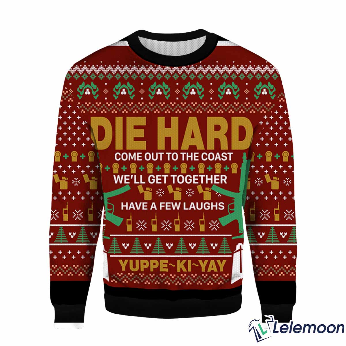 Die Hard Christmas Hoodie Black / 2XL
